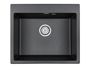 Кухонная мойка Paulmark KANTE 60 PM106052-BL 60х52 цвет черный